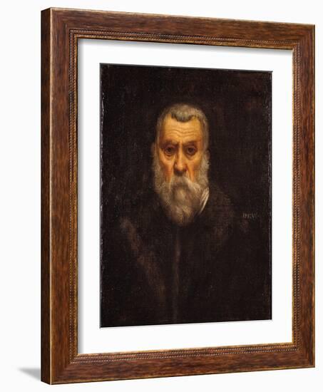 Self Portrait-Jacopo Robusti Tintoretto-Framed Giclee Print