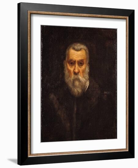 Self Portrait-Jacopo Robusti Tintoretto-Framed Giclee Print