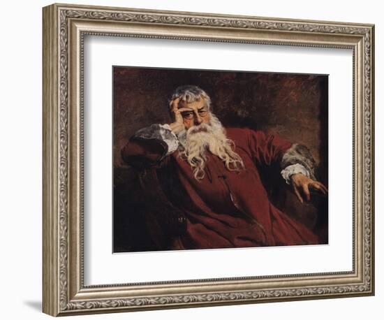 Self Portrait-Jean-Louis Ernest Meissonier-Framed Giclee Print