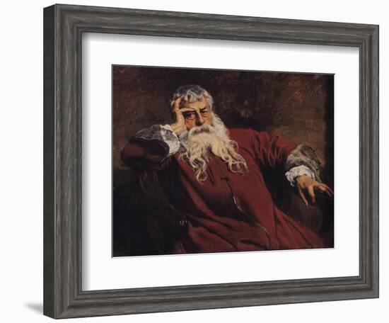 Self Portrait-Jean-Louis Ernest Meissonier-Framed Giclee Print