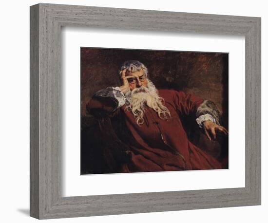 Self Portrait-Jean-Louis Ernest Meissonier-Framed Giclee Print