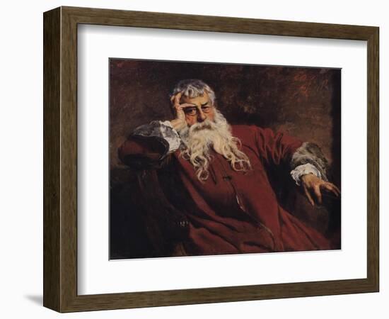 Self Portrait-Jean-Louis Ernest Meissonier-Framed Giclee Print