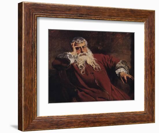 Self Portrait-Jean-Louis Ernest Meissonier-Framed Giclee Print