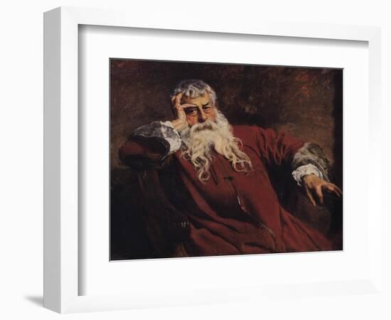 Self Portrait-Jean-Louis Ernest Meissonier-Framed Giclee Print