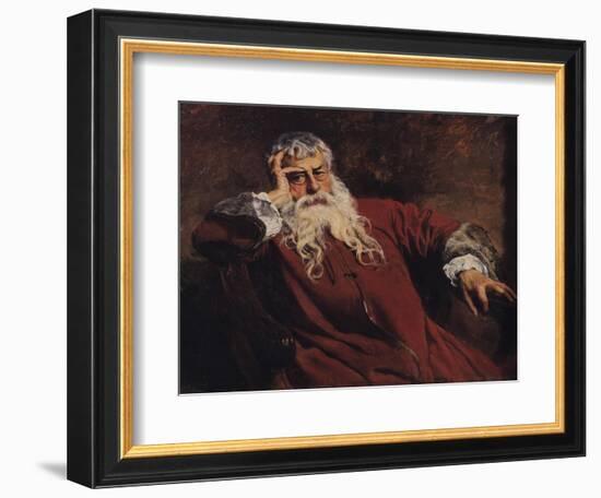 Self Portrait-Jean-Louis Ernest Meissonier-Framed Giclee Print