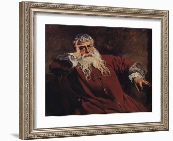 Self Portrait-Jean-Louis Ernest Meissonier-Framed Giclee Print