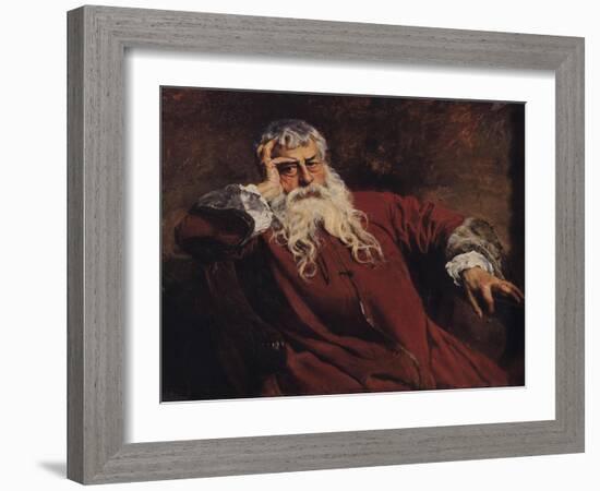 Self Portrait-Jean-Louis Ernest Meissonier-Framed Giclee Print