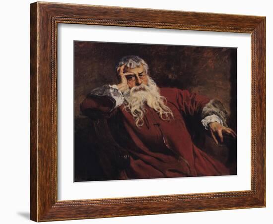 Self Portrait-Jean-Louis Ernest Meissonier-Framed Giclee Print