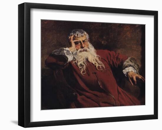 Self Portrait-Jean-Louis Ernest Meissonier-Framed Giclee Print