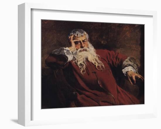 Self Portrait-Jean-Louis Ernest Meissonier-Framed Giclee Print