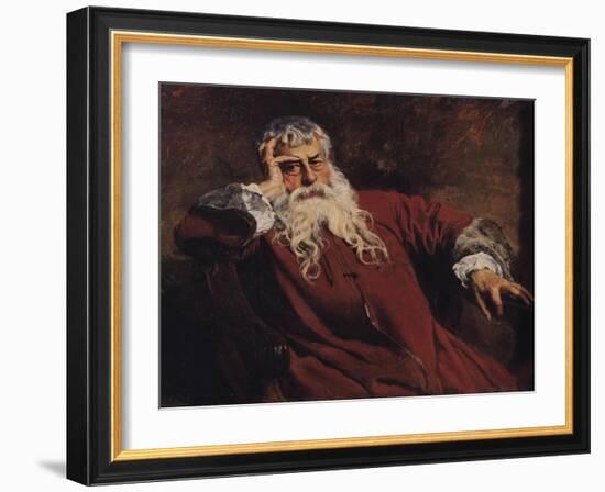 Self Portrait-Jean-Louis Ernest Meissonier-Framed Giclee Print