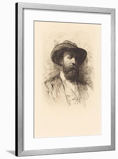 Self-Portrait-Christian Wilhelm Jacob Unger-Framed Giclee Print