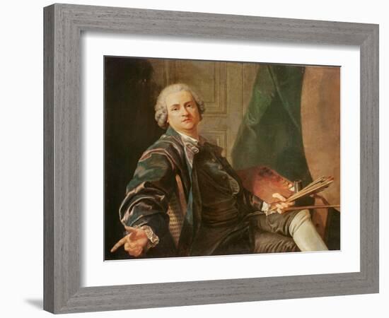 Self Portrait-Louis Michel Van Loo-Framed Giclee Print