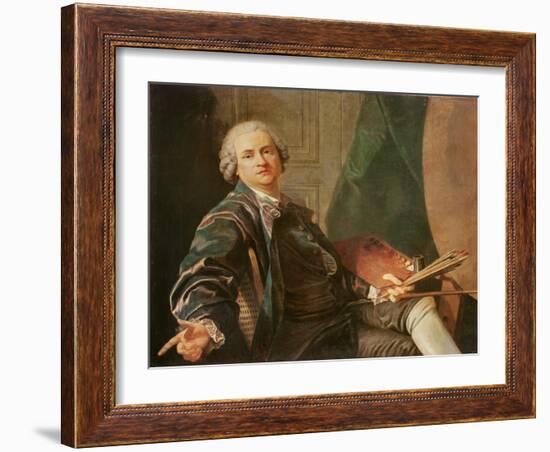 Self Portrait-Louis Michel Van Loo-Framed Giclee Print