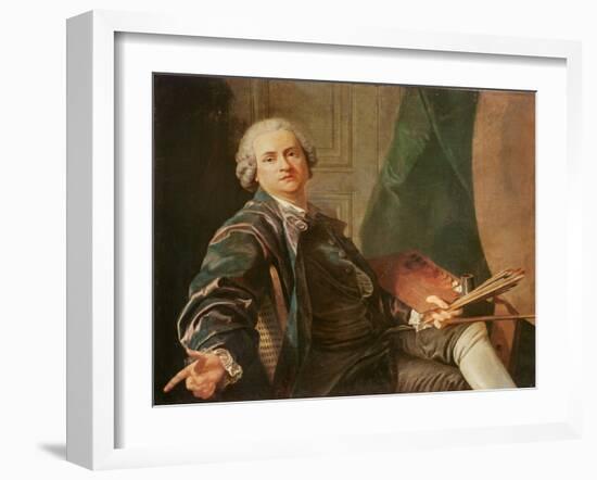 Self Portrait-Louis Michel Van Loo-Framed Giclee Print