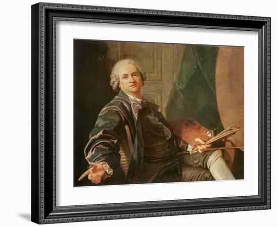 Self Portrait-Louis Michel Van Loo-Framed Giclee Print