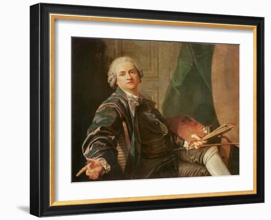 Self Portrait-Louis Michel Van Loo-Framed Giclee Print