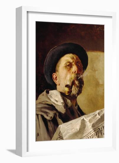 Self-Portrait-Pietro Pajetta-Framed Giclee Print