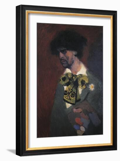 Self-Portrait-Lorenzo Viani-Framed Giclee Print