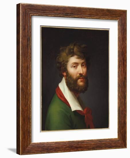 Self Portrait-Jean-Baptiste Regnault-Framed Giclee Print