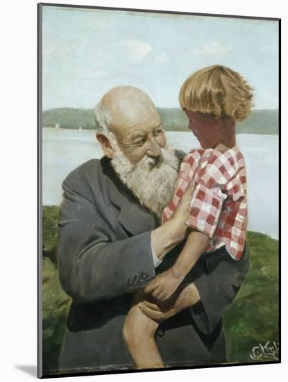 Self portrait-Christian Krohg-Mounted Giclee Print