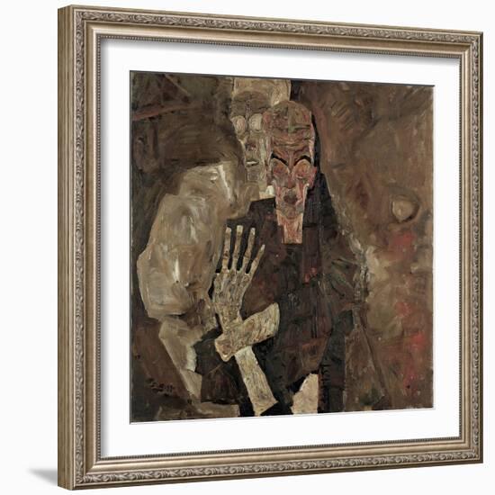 Self Seers II (Death and Ma), 1911-Egon Schiele-Framed Giclee Print