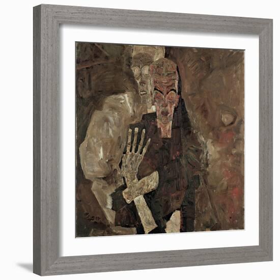 Self Seers II (Death and Ma), 1911-Egon Schiele-Framed Giclee Print