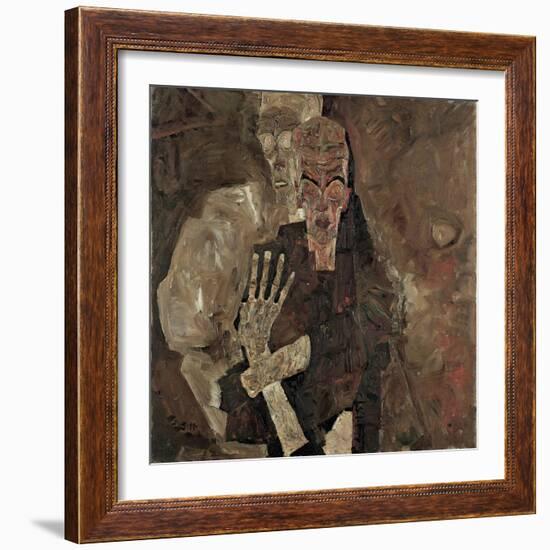 Self Seers II (Death and Ma), 1911-Egon Schiele-Framed Giclee Print