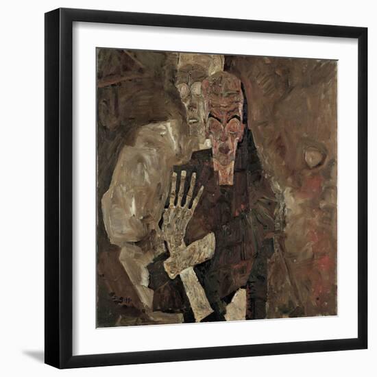 Self Seers II (Death and Ma), 1911-Egon Schiele-Framed Giclee Print