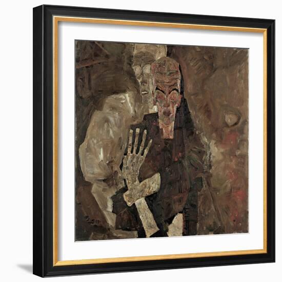 Self Seers II (Death and Ma), 1911-Egon Schiele-Framed Giclee Print