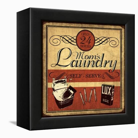 Self Serve Laundry Sq-N. Harbick-Framed Stretched Canvas