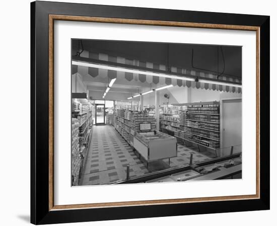 Self Service Shopping, Carlines Store, Goldthorpe, South Yorshire, 1961-Michael Walters-Framed Photographic Print