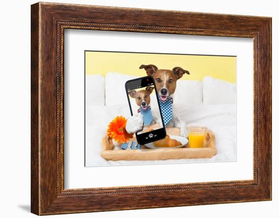 Selfie in Bed-Javier Brosch-Framed Photographic Print