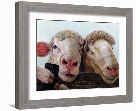 Selfie-Lucia Heffernan-Framed Art Print