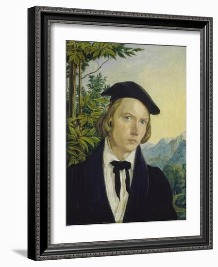 Selfportrait 1825-Friedrich Ludwig von Maydell-Framed Giclee Print