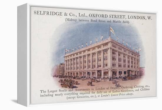 Selfridge and Company Limited, Oxford Street, London, West-null-Framed Premier Image Canvas