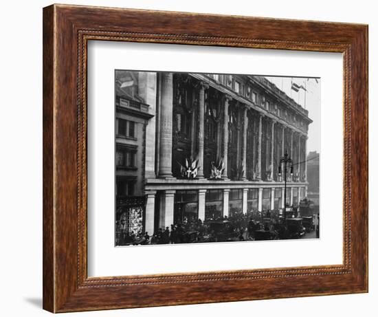 Selfridge's Opens in London-null-Framed Photographic Print