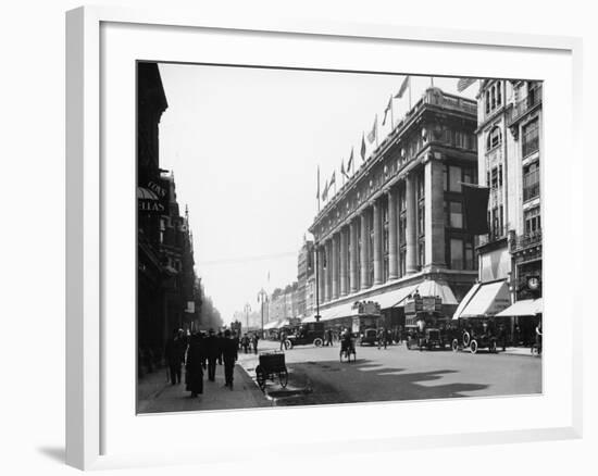 Selfridge's, Oxford Street, London, C1913-null-Framed Photographic Print