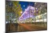 Selfridges on Oxford Street at Christmas, London, England, United Kingdom, Europe-Frank Fell-Mounted Photographic Print