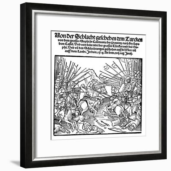 Selim I, Emperor of Turkey from 1512-null-Framed Giclee Print