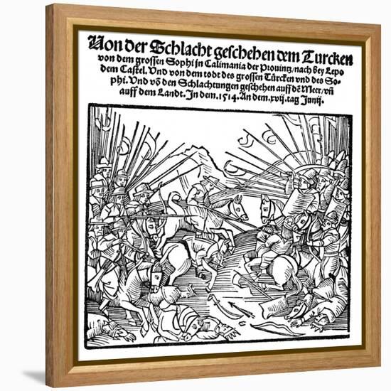 Selim I, Emperor of Turkey from 1512-null-Framed Premier Image Canvas