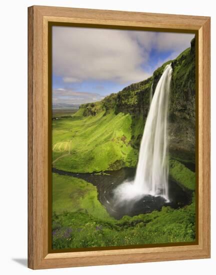 Seljalandfoss Waterfall, South Coast, Iceland-Michele Falzone-Framed Premier Image Canvas