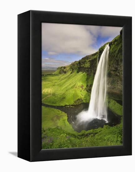 Seljalandfoss Waterfall, South Coast, Iceland-Michele Falzone-Framed Premier Image Canvas