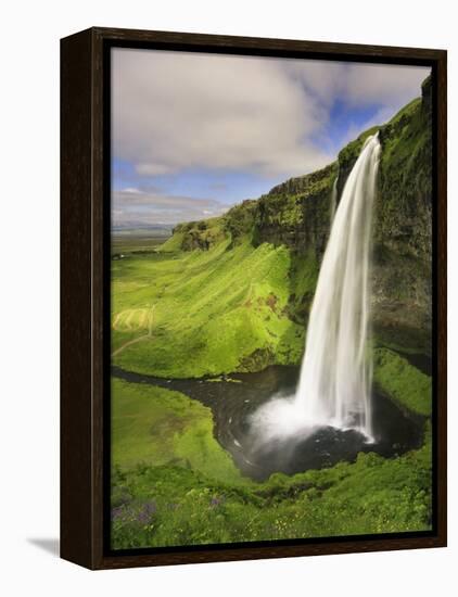 Seljalandfoss Waterfall, South Coast, Iceland-Michele Falzone-Framed Premier Image Canvas