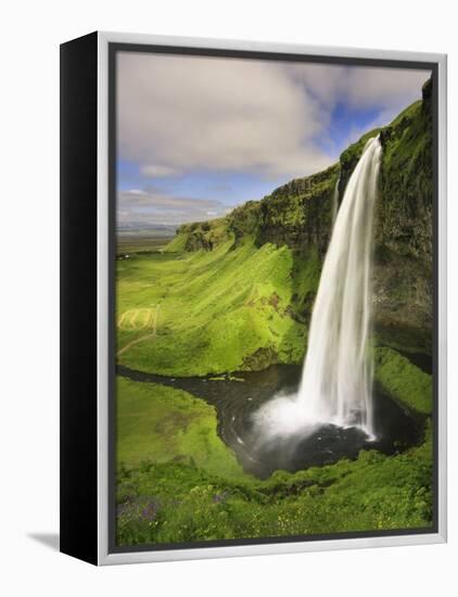 Seljalandfoss Waterfall, South Coast, Iceland-Michele Falzone-Framed Premier Image Canvas