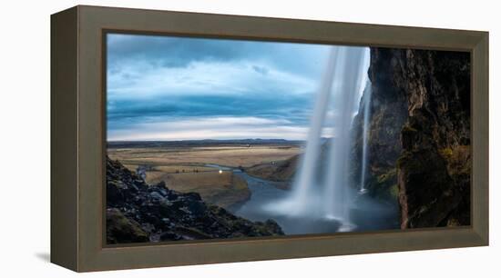 Seljalandsfoss waterfall, Iceland, Polar Regions-John Alexander-Framed Premier Image Canvas