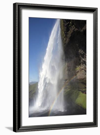 Seljalandsfoss Waterfall, South Iceland, Iceland, Polar Regions-Ethel Davies-Framed Photographic Print