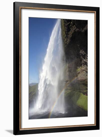 Seljalandsfoss Waterfall, South Iceland, Iceland, Polar Regions-Ethel Davies-Framed Photographic Print