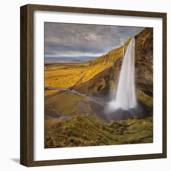 Seljalandsfoss (Waterfalls), South Iceland, Iceland-Rainer Mirau-Framed Photographic Print