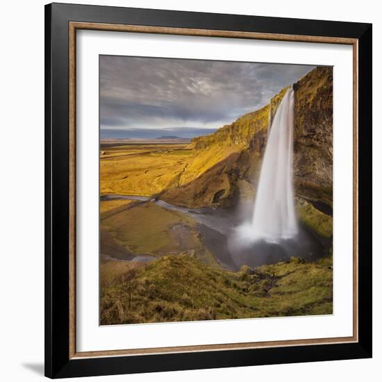 Seljalandsfoss (Waterfalls), South Iceland, Iceland-Rainer Mirau-Framed Photographic Print